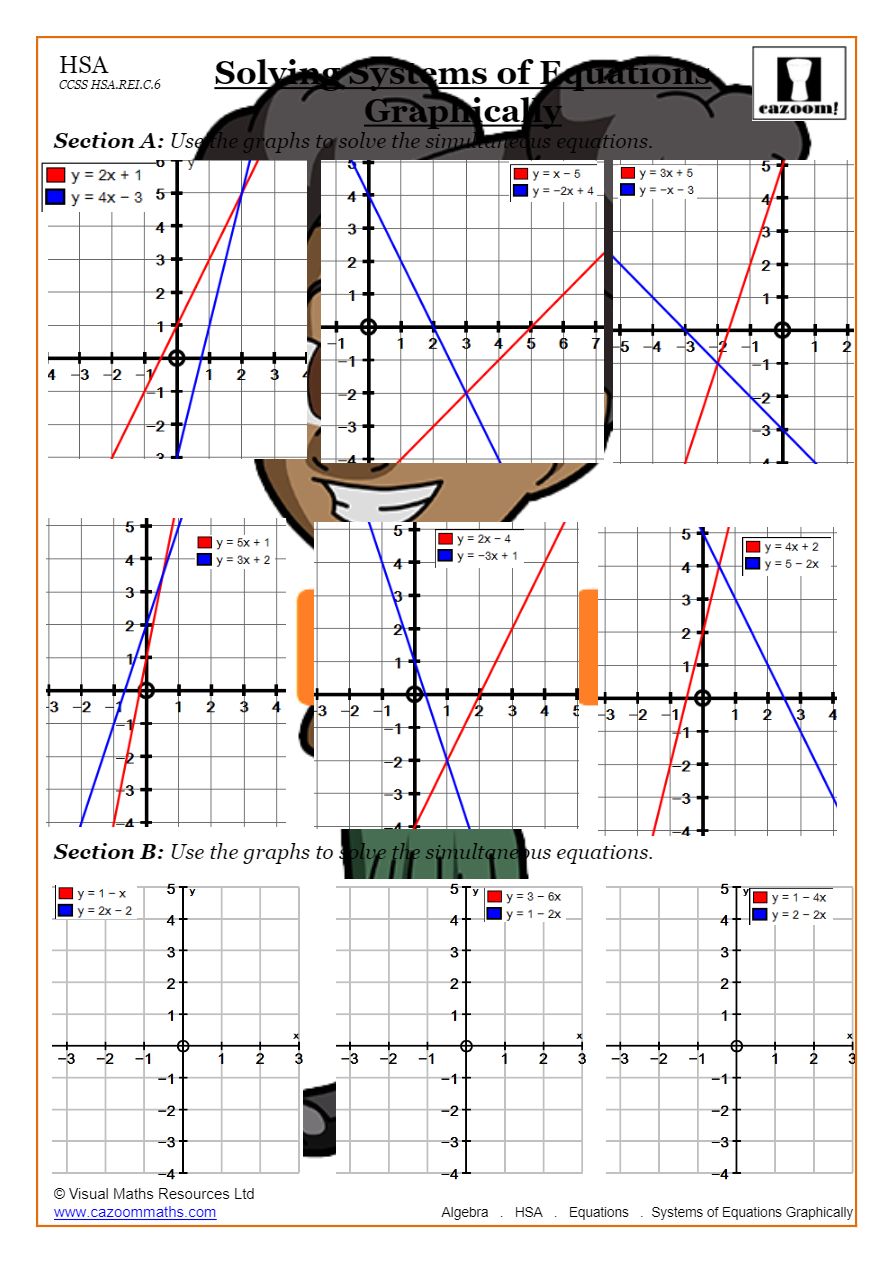 Writing And Solving Systems Of Equations Worksheet Answers A